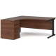 Maestro Corner Desk with Desk High Pedestal 